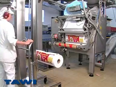 Carretilla para manipulación y elevación de bobinas en zonas limpias